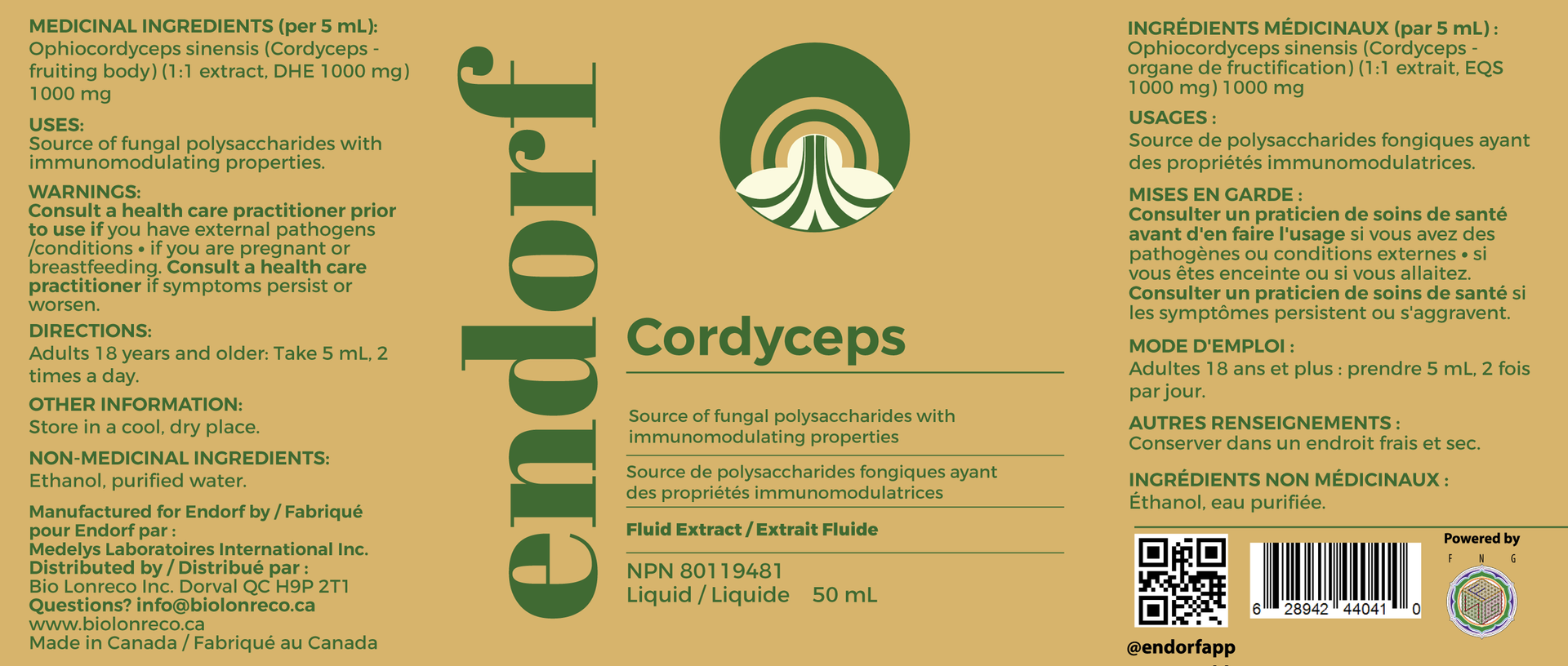 Cordyceps Liquid Mushroom extract