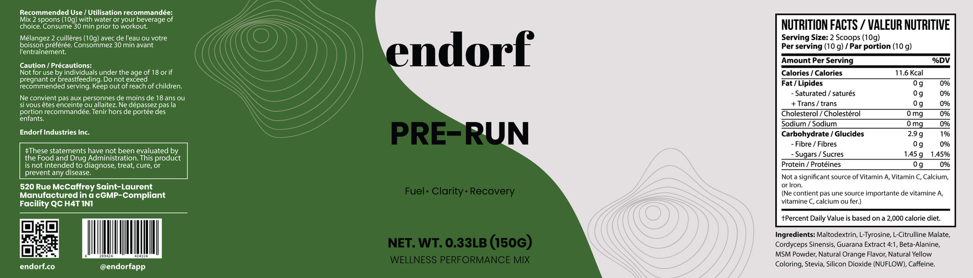 Endorf Pre-Run Mix